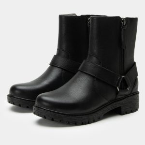 Clearance ALEGRIA Olympia Black Bird Boot